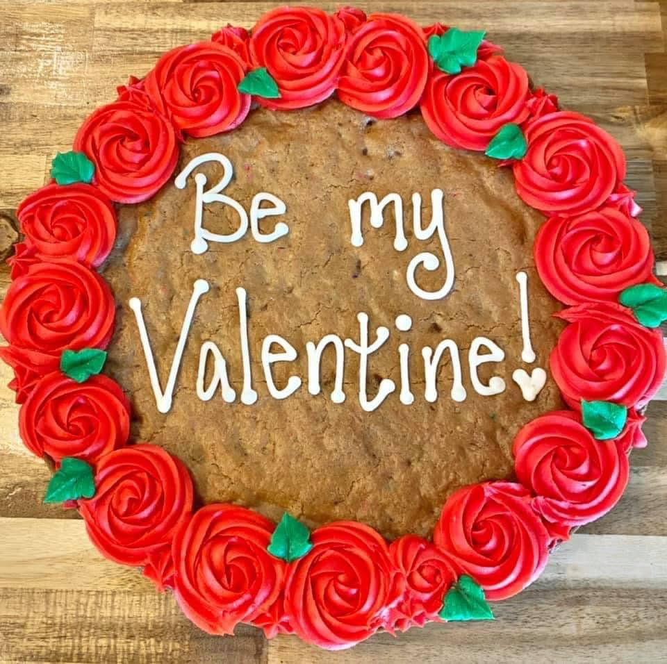 Rose Cookie Cake: 12" Round