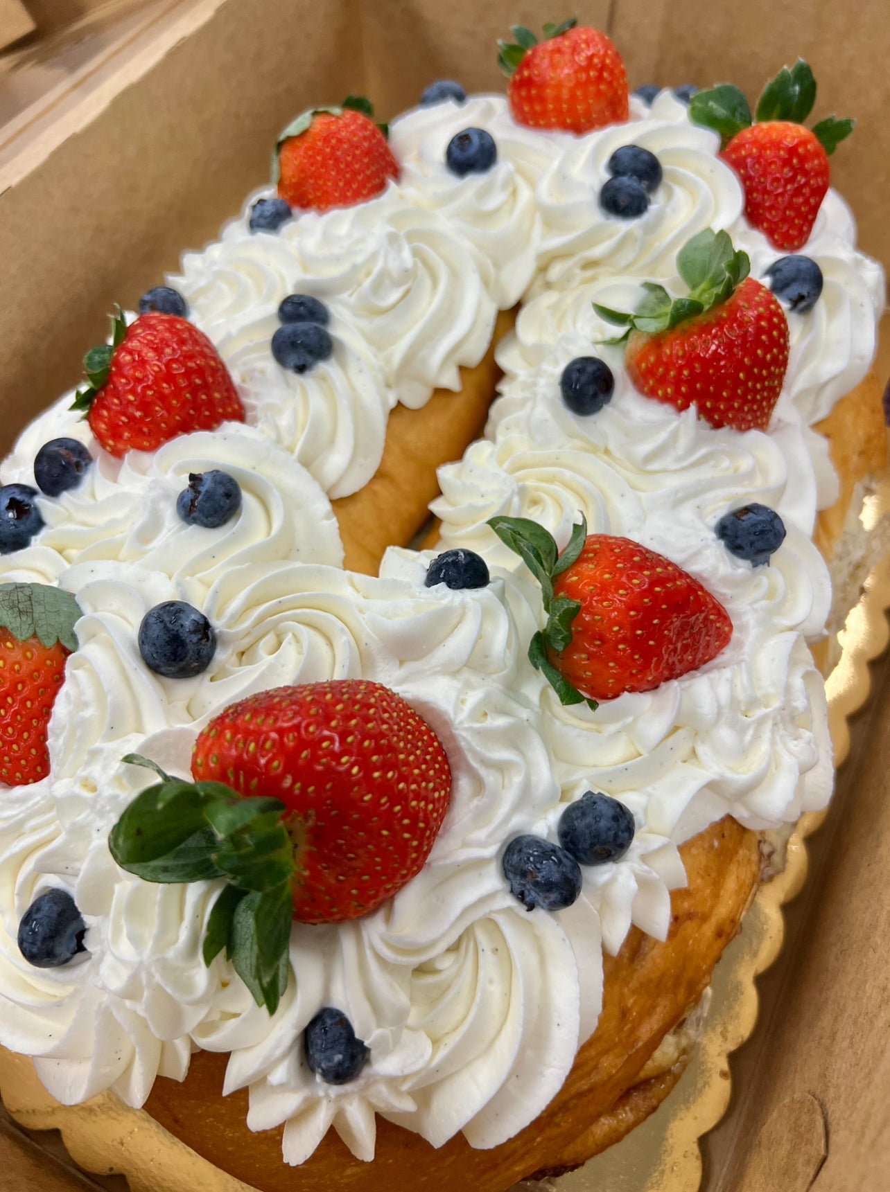 Berry Chantilly King Cake