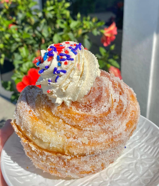 White Chocolate Mousse Cruffin