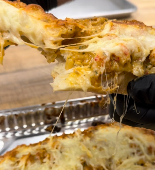 Crawfish Cheesy Bread