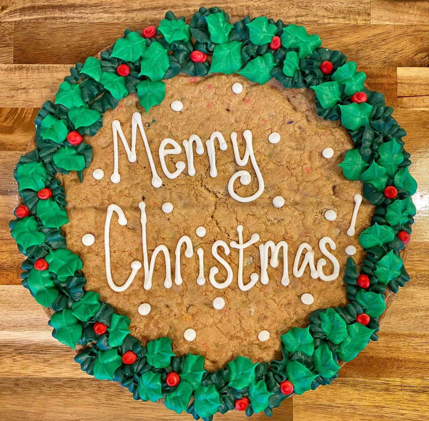 Wreath Cookie Cake