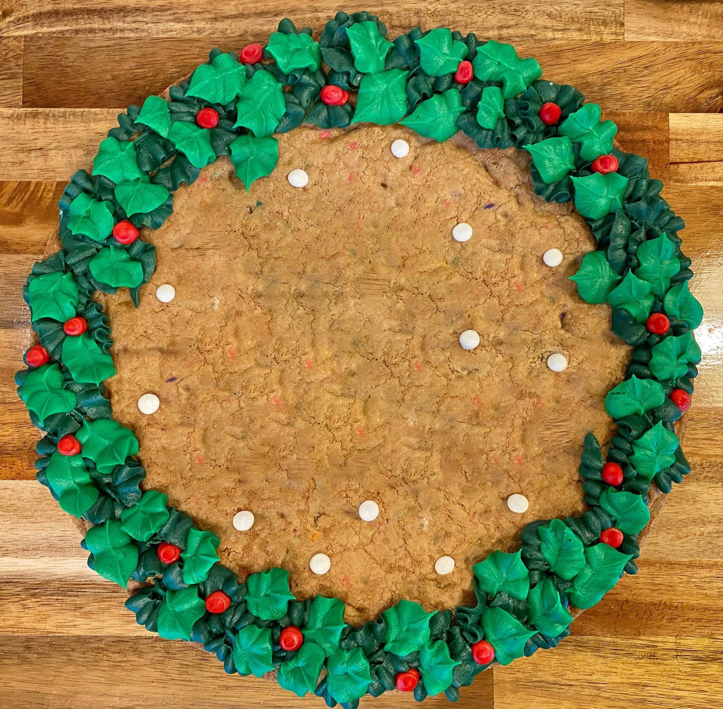 Wreath Cookie Cake